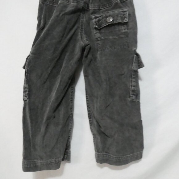WOODLAND RUGGED WEAR | size 3 | Grey Corduroy Cotton Cargo Pants - Picture 14 of 16